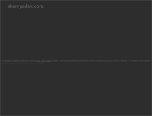 Tablet Screenshot of akamyadak.com